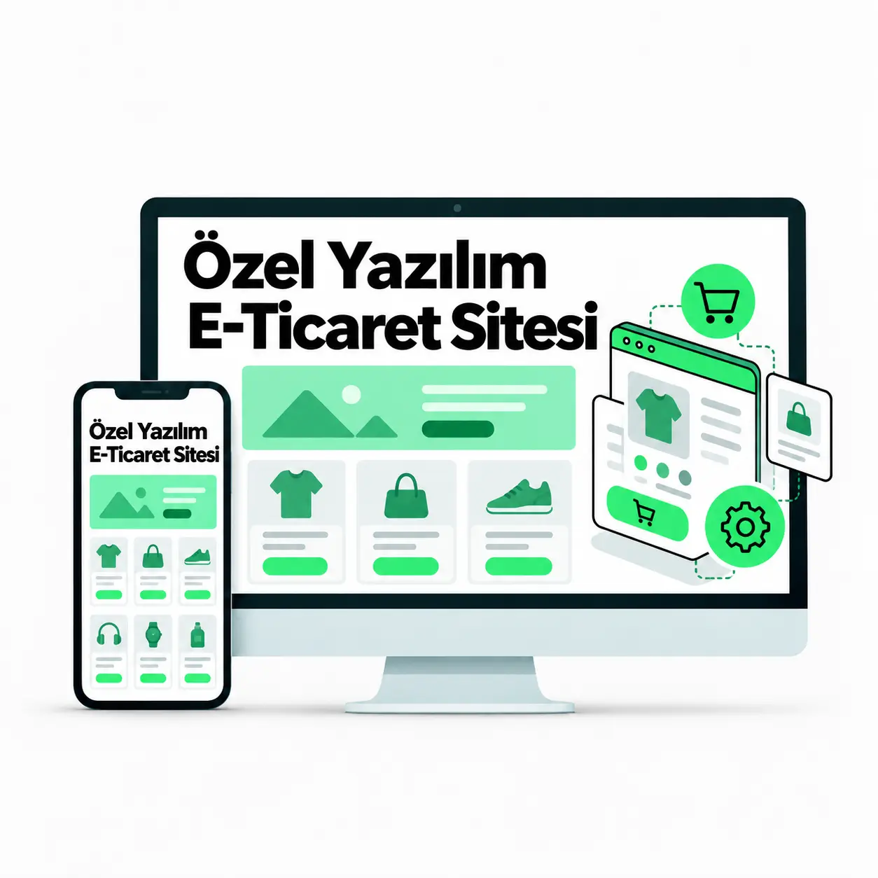 Özel Yazılım E-Ticaret Sitesi ürün görseli