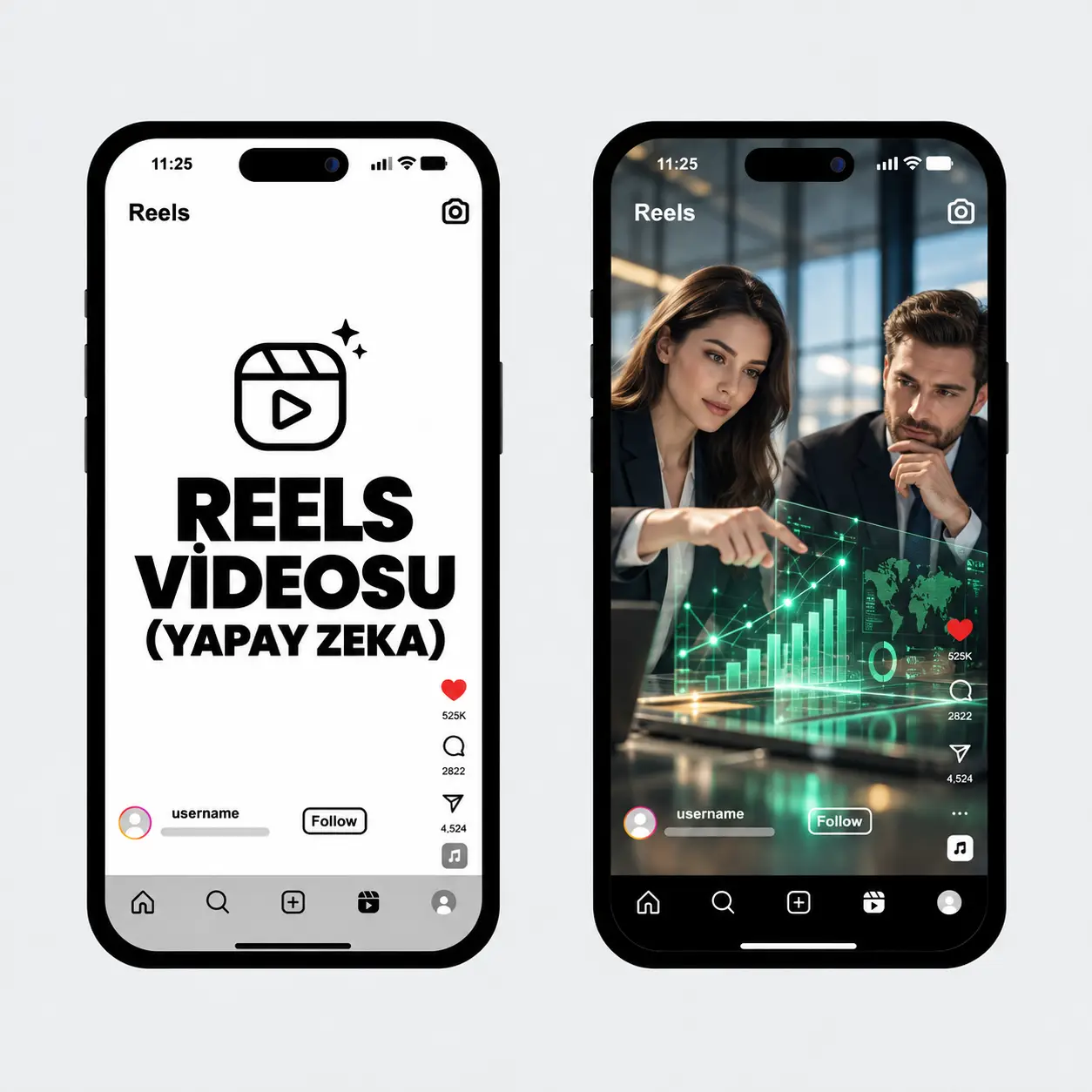 Reels Videosu (Yapay Zekâ) ürün görseli