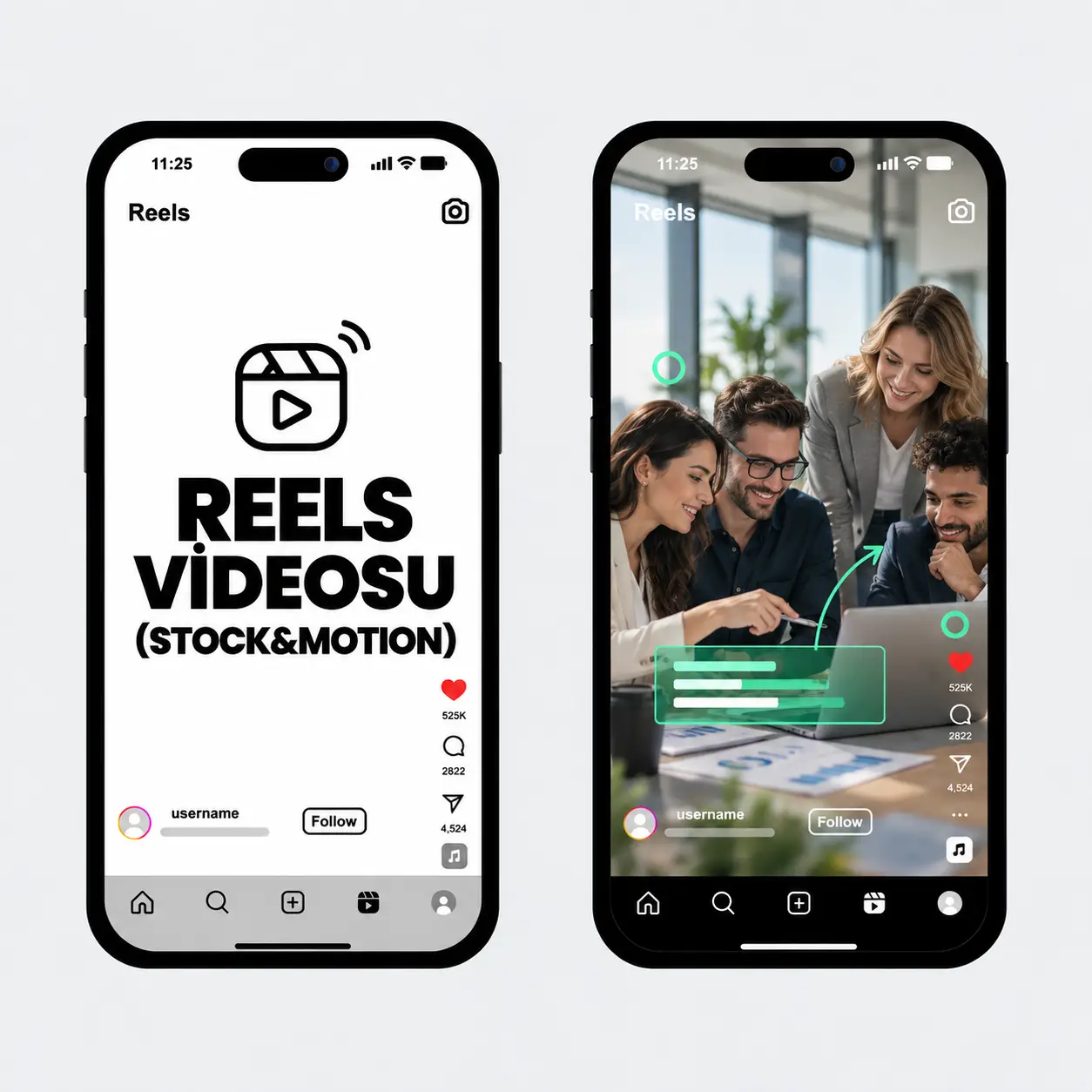 Reels Videosu (Stock Motion) ürün görseli