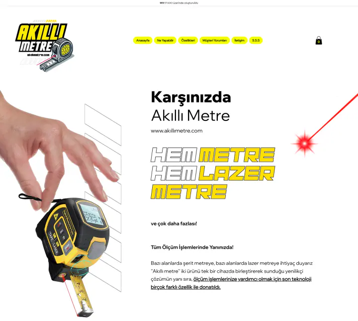 Akıllı Metre · Web Sitesi: Ekran görüntüleri, anasayfa