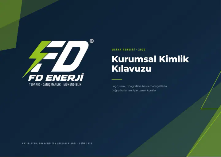 FD Enerji · Logo & Kurumsal Kimlik: Kurumsal kimlik kılavuzu, sayfa 1