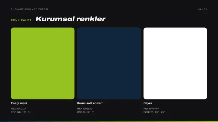 FD Enerji · Logo & Kurumsal Kimlik: Logo sunumu, sayfa 4