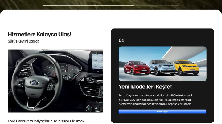 Ford Otokurt · Web Sitesi: Ekran görüntüleri, bölüm 2