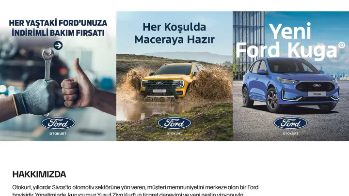 Ford Otokurt · Web Sitesi: Ekran görüntüleri, bölüm 5
