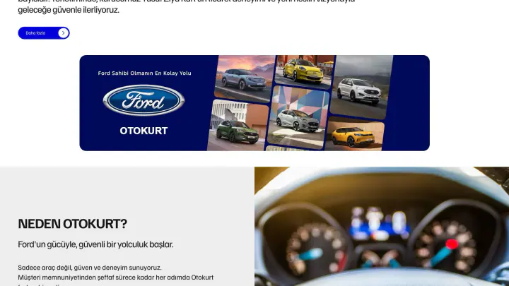 Ford Otokurt · Web Sitesi: Ekran görüntüleri, bölüm 6