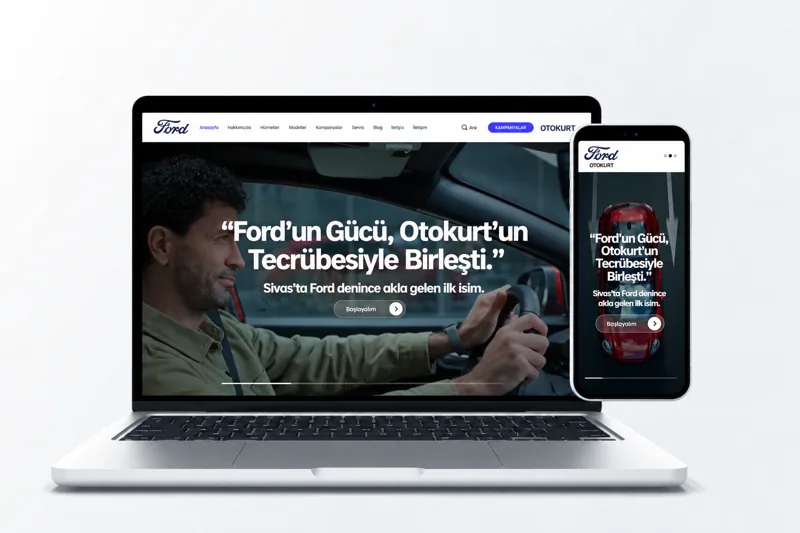 Ford Otokurt · Web Sitesi kapak görseli