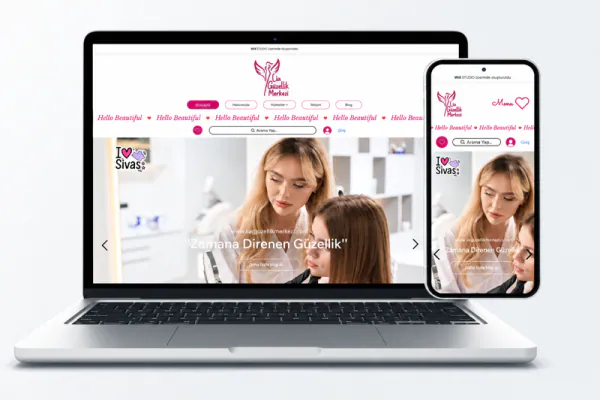 Lia Güzellik Merkezi · Web Sitesi kapak görseli