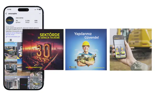 ONS Cephe · Sosyal Medya: Instagram akışı 2