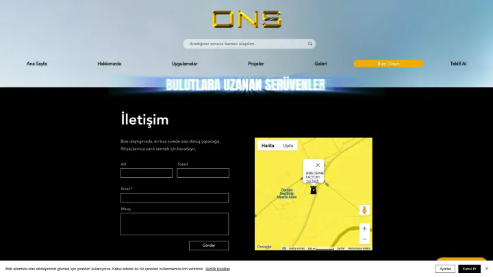 ONS Cephe · Web Sitesi: Ekran görüntüleri 7