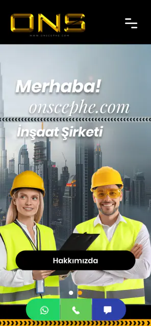 ONS Cephe · Web Sitesi: Mobil ve cihaz görünümleri 1