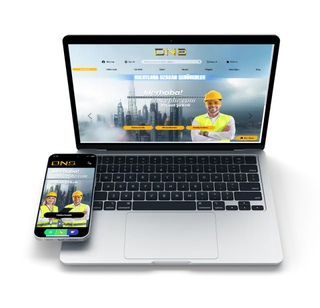 ONS Cephe · Web Sitesi: Mobil ve cihaz görünümleri 3