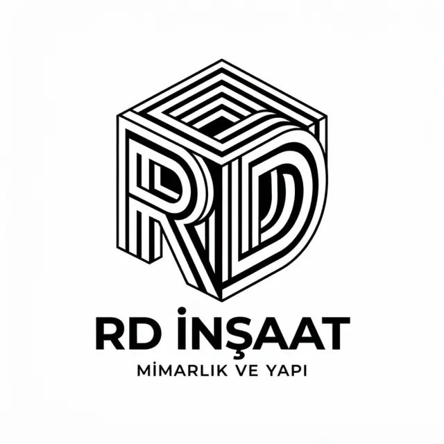 RD İnşaat · Logo & Kurumsal Kimlik: Logo, versiyonlar ve sahada uygulamalar 3