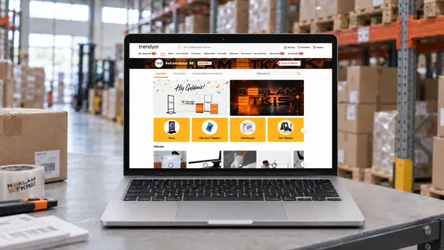 Reklam Etkisi · Web Sitesi: Sipariş ve mağaza görselleri 2