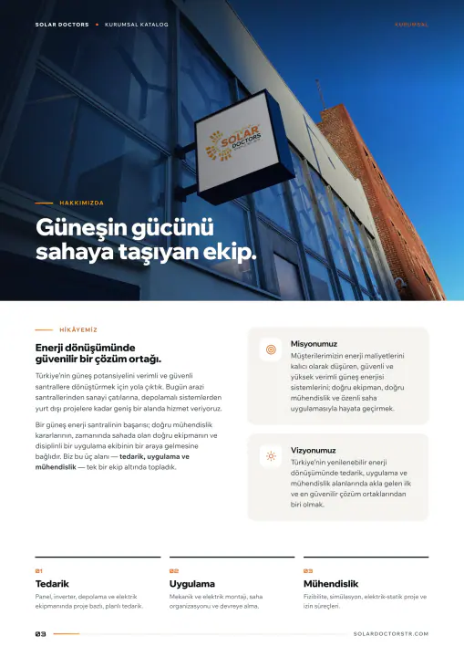 Solar Doctors · Katalog: Katalog sayfaları, sayfa 3