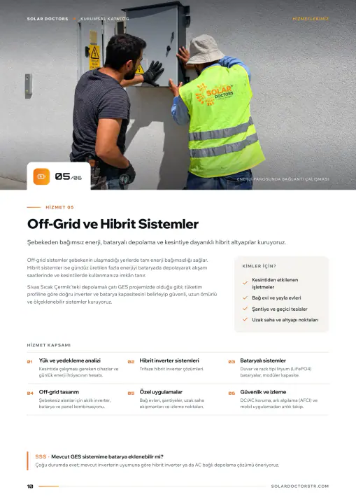 Solar Doctors · Katalog: Katalog sayfaları, sayfa 10