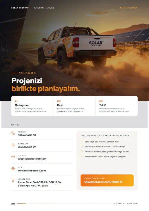 Solar Doctors · Katalog: Katalog sayfaları, sayfa 26