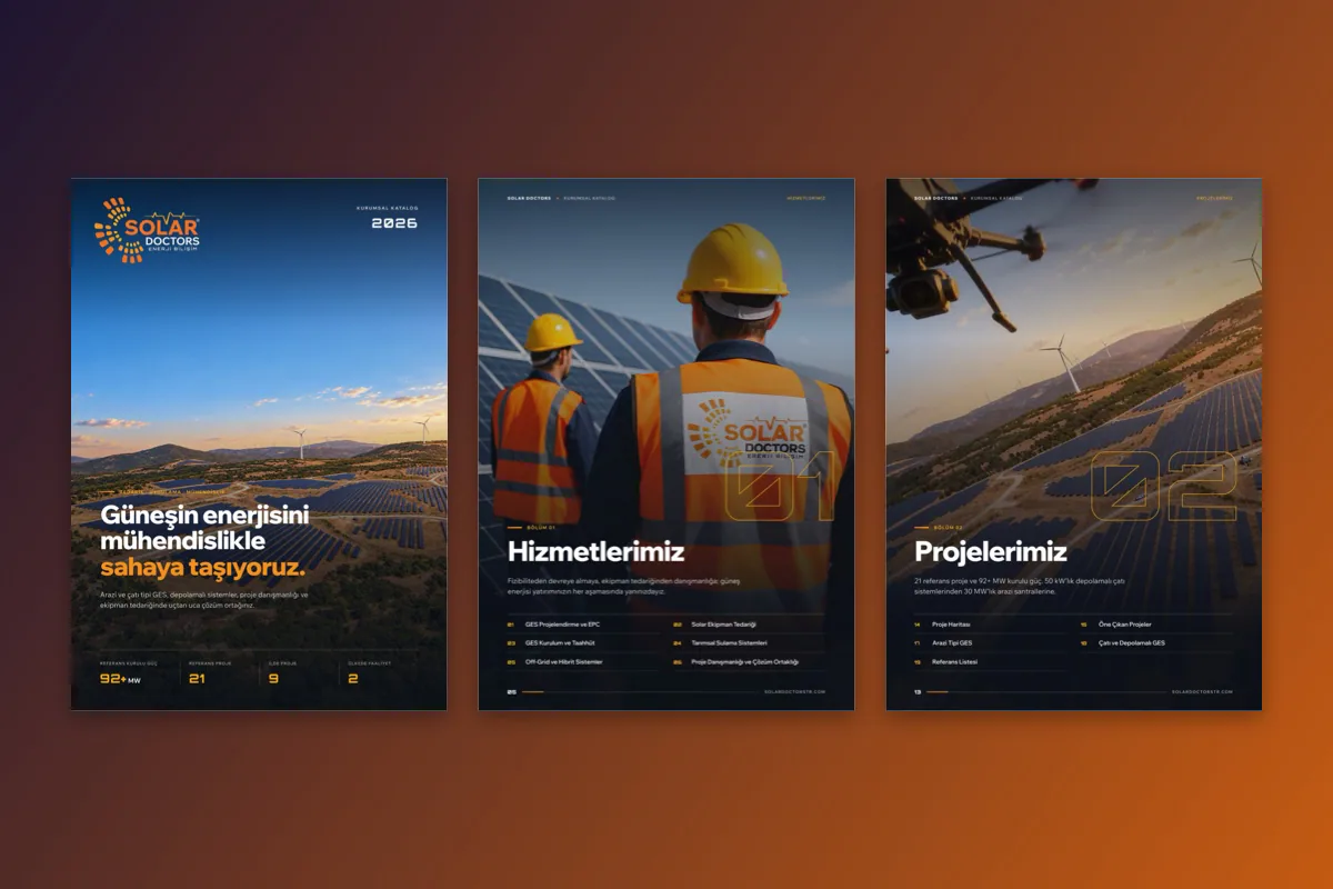 Solar Doctors · Katalog kapak görseli