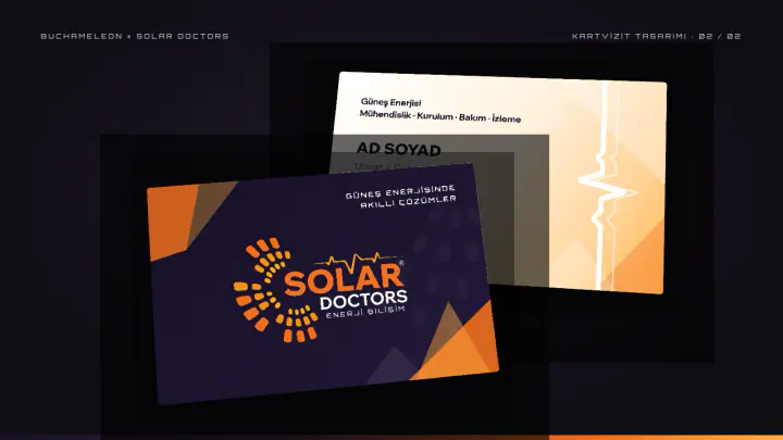 Solar Doctors · Logo & Kurumsal Kimlik: Kartvizit, sayfa 2