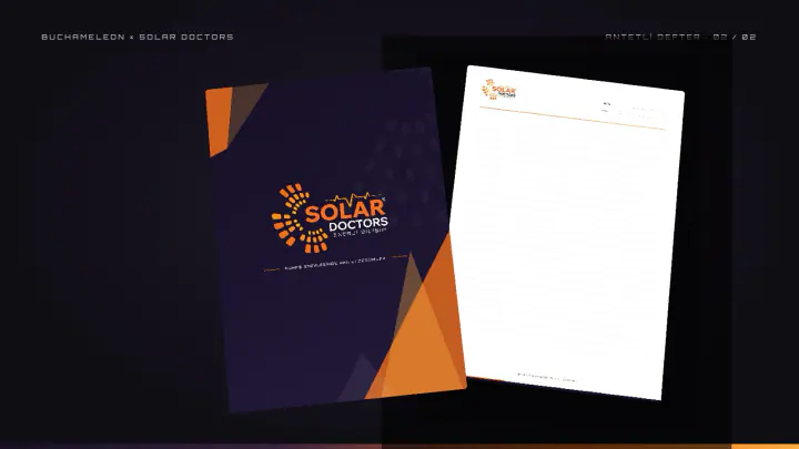 Solar Doctors · Logo & Kurumsal Kimlik: Antetli defter, sayfa 2