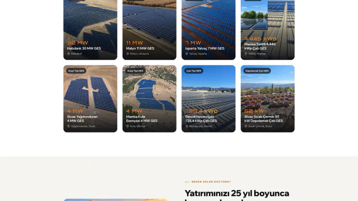 Solar Doctors · Web Sitesi: Ekran görüntüleri, bölüm 5