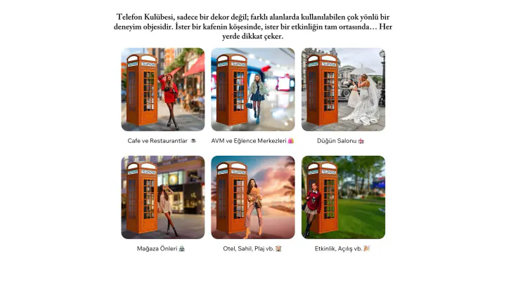 Telefon Kulübesi · Web Sitesi: Ekran görüntüleri, bölüm 3